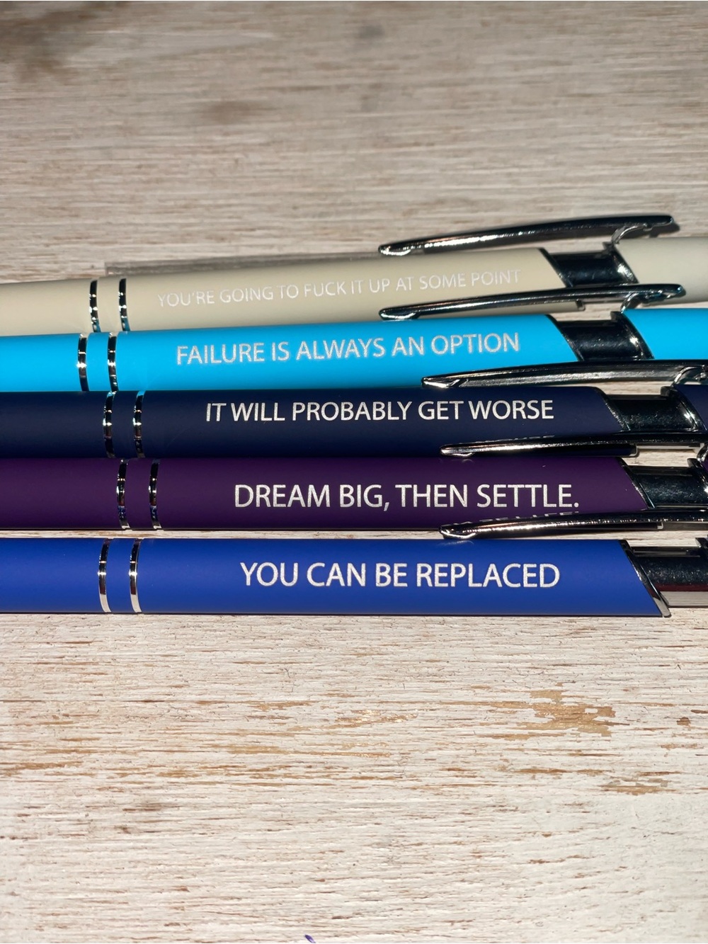 The "Daily Disappointment" Pen and Stylus – Anti-Inspirational - Pick One ☝️